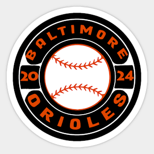 Orioles Baseball 24 Sticker